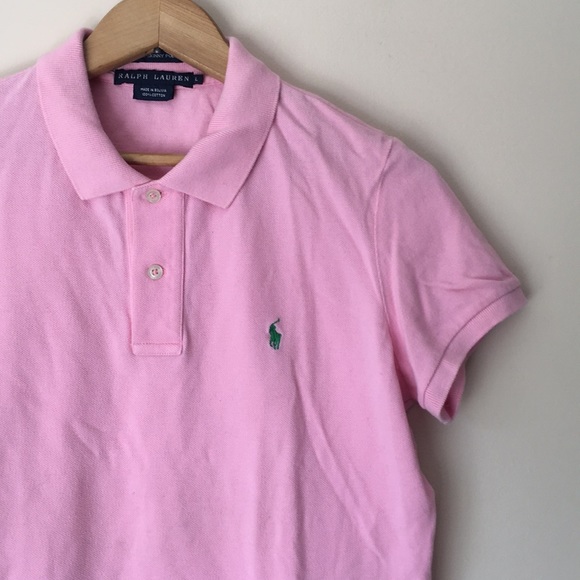 👕 RALPH LAUREN Pink Polo T-Shirt 👕 - Picture 2 of 6